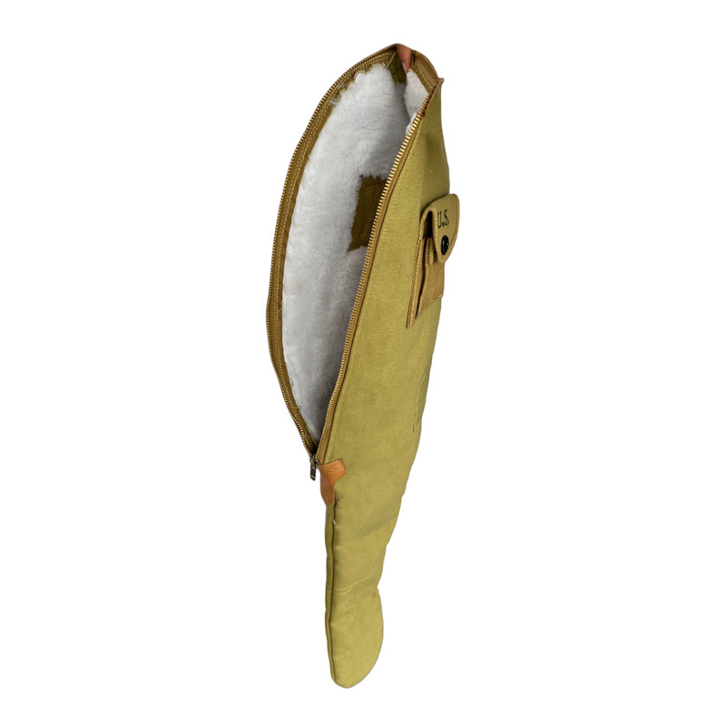 Warcraft Exports WW2 M1 CARBINE FLEECE LINED CANVAS CASE WITH CARRY STRAP Marked gallery