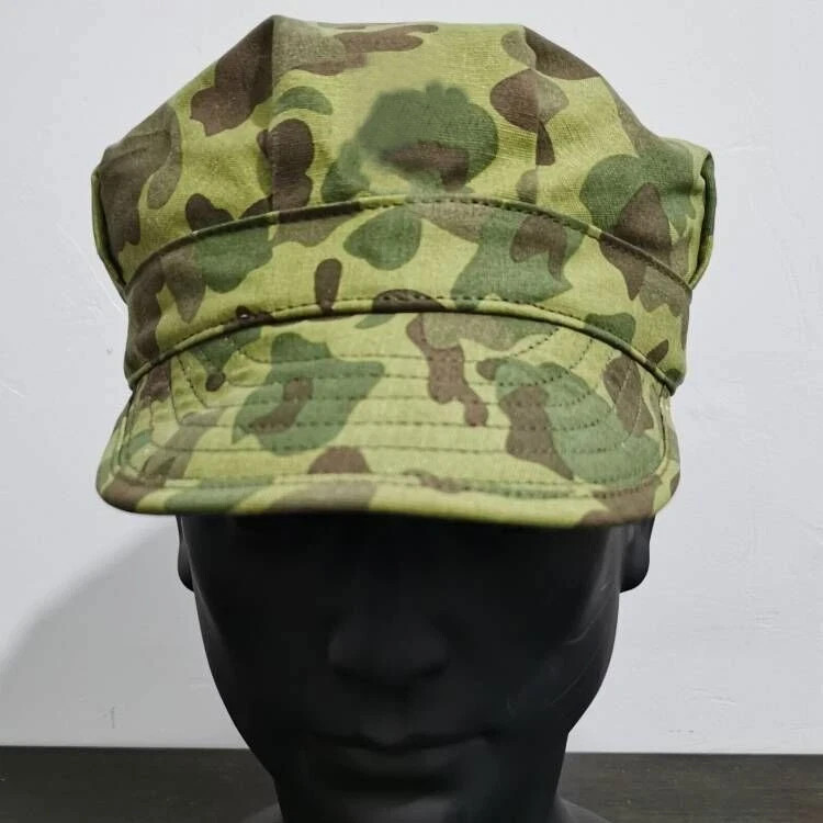 WWII US Army USMC octagonal Pacific Hat Cap Size L