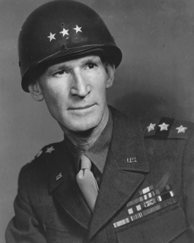 World War Two General William H Simpson 8 x 10 Print Glossy Paper Photo