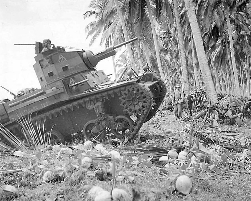 M2A4 of the 1st Tank Battalion World War II WWII WW2 8×10 Photo 846c