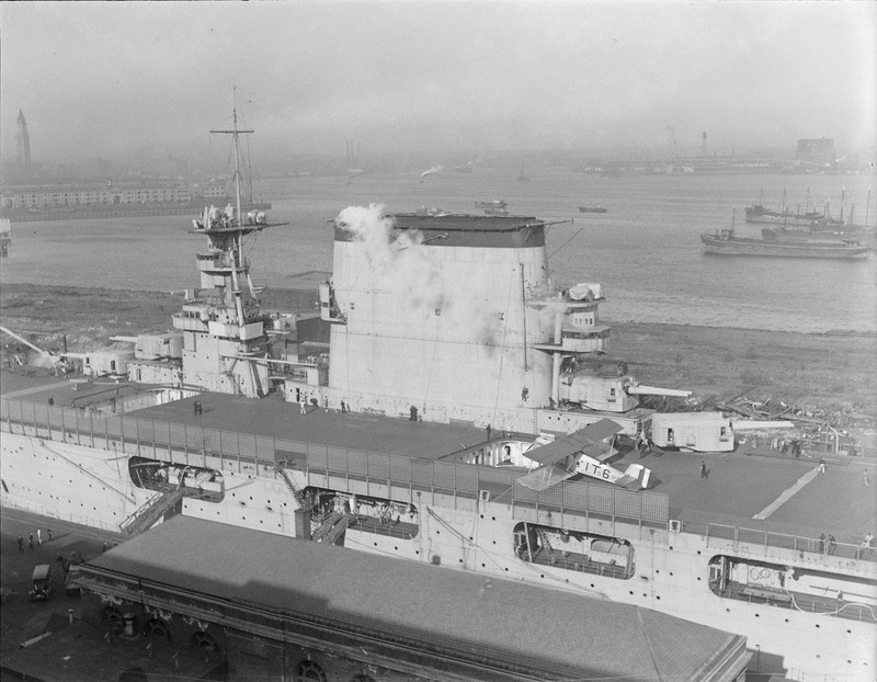 USS Lexington CV-2 1927 US Navy World War II WW2 WWII Photo Coral Sea / 7057