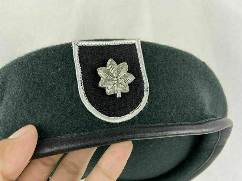 7-3/8 US ARMY 5TH SPECIAL FORCES GROUP BLACKISH GREEN Lieutenant Colonel BERET gallery