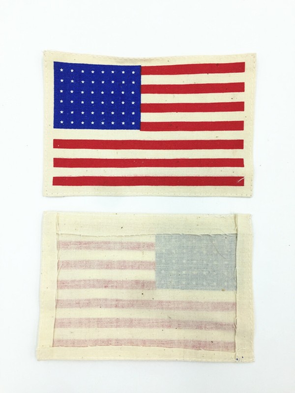WW2 US ARMY AIRBORNE/PARATROOPER 48 STAR AMERICAN FLAG ARM BAND gallery