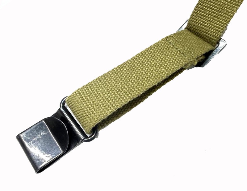 WWII OD Green M1 Garand Cotton Canvas Rifle Sling Buckle Reproduction gallery