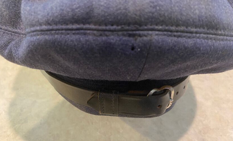 RARE VINTAGE ORIGINAL 1947 USA AF Crusher Visor Cap by Flight Ace 5 Star MINT gallery