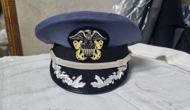 U.S. Navy senior officer Hat Cap Reproduction High Quality Gray Clour