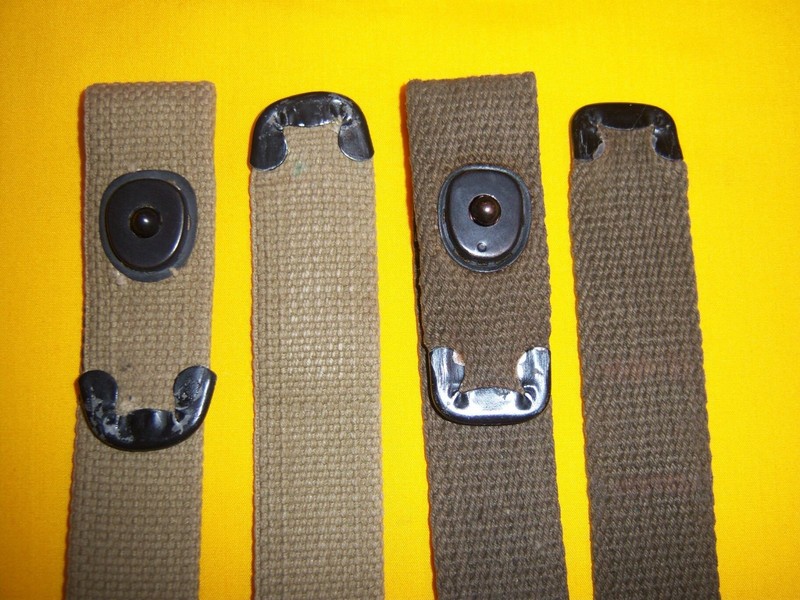 1943-45 STYLE US / USMC M1 CARBINE TAN KHAKI & OD GREEN RIFLE SLINGS REPLICA NOS gallery