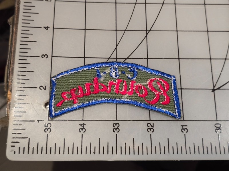 Reproduction WW2 US Civilian CBI China Burma India Roundup Newspaper patch 4407 gallery