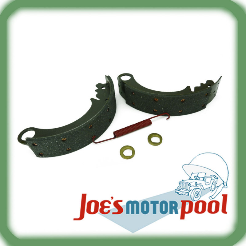Ford GPW GPA Brake Shoes F marked With Spring and Adjustment Washer gallery