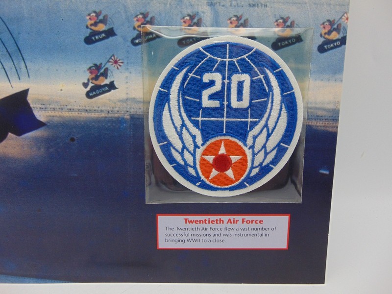 Willabee & Ward Emblems Of Air War WWII Patch Twentieth Air Force Thumper 20 gallery