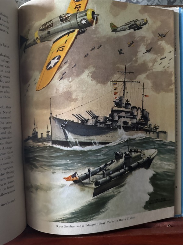 World War II era "Fighting Ships of the USA" book by Comander V. Blakeslee 1943 gallery