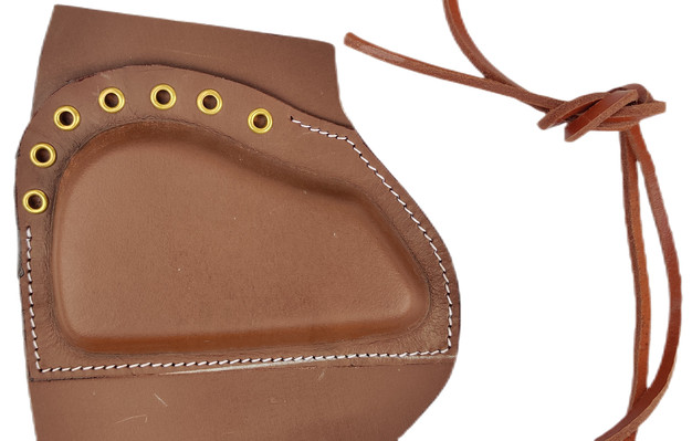 Leather Sniper Rifle Cheek Pad for WWII U.S. Garand Embosed US -Reproduction gallery