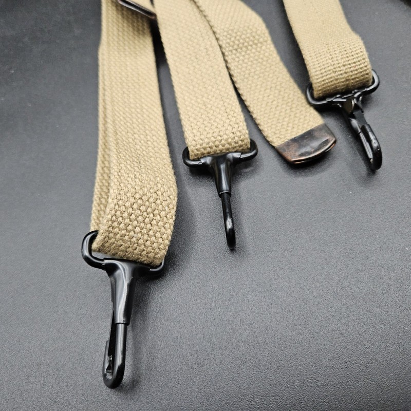 WWII M1936 Combat Field Pack Suspenders 74-S-389 REPRODUCTION gallery