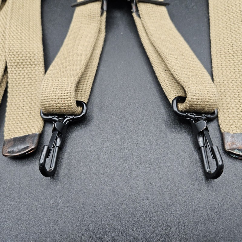WWII M1936 Combat Field Pack Suspenders 74-S-389 REPRODUCTION gallery