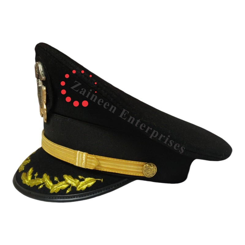 Us Navy Officer Visor Cap/Hat US Navy Commander Cap in Custom Size Made to Order gallery