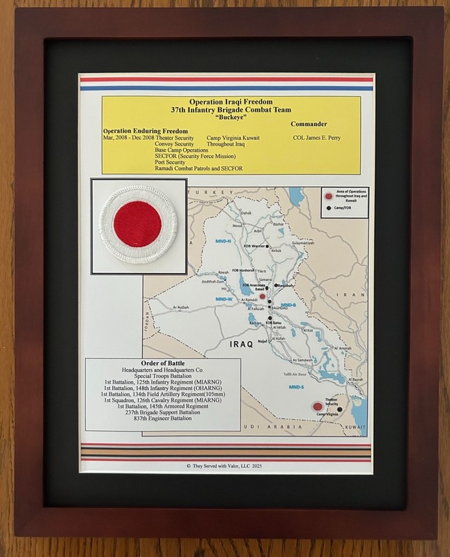 37th Infantry Brigade Combat Team Patch History in Operation Iraqi Freedom