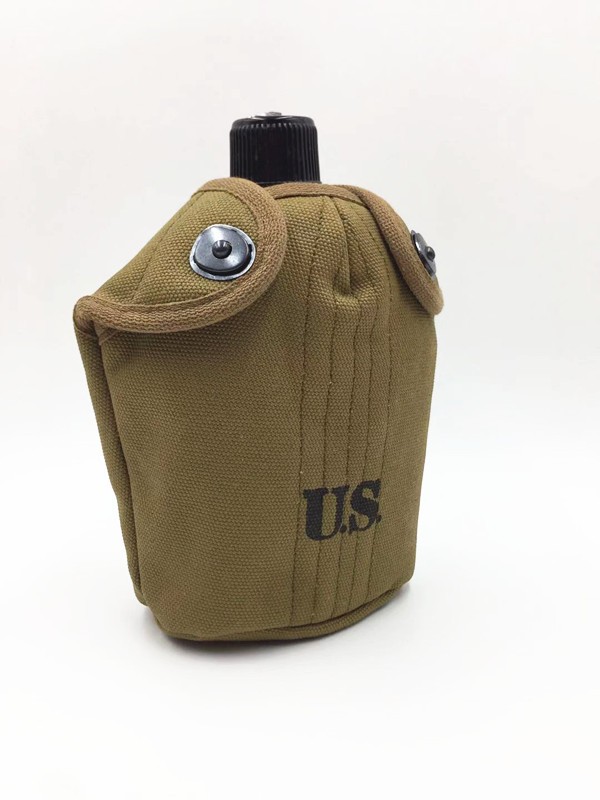 WW2 US Army Military M-1910 1945 Outdoor Camping Hiking Kettle 1 L With Cover gallery