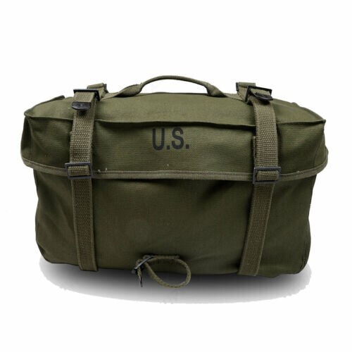 Vietnam War Army M1945 Backpack Haversack Knapsack Upper Pack Cargo X Strap gallery