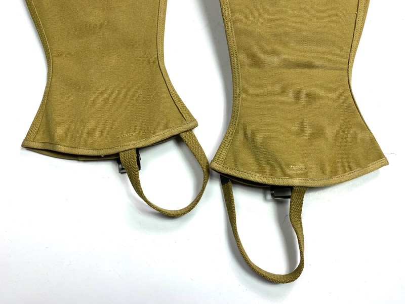 WWII US ARMY INFANTRY M1938 COMBAT FIELD LEGGINGS- SIZE 2 gallery