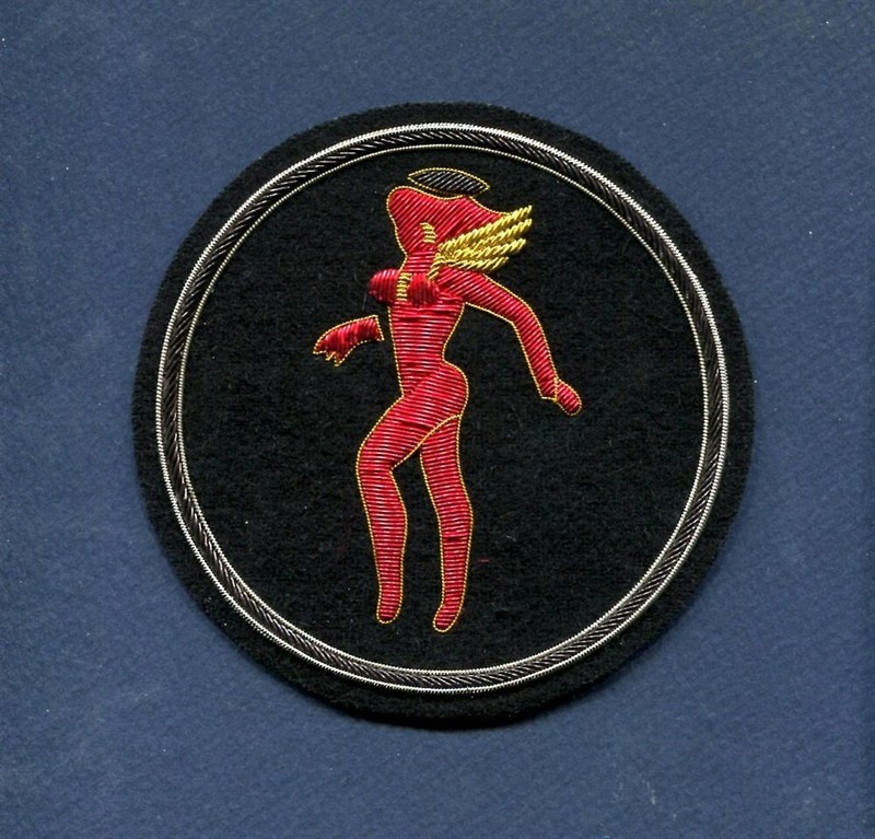 Bullion AVG 3rd HELLS ANGELS FLYING TIGERS P-40 Pre AAC USAF Squadron Patch