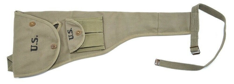 US WWII M1 Carbine Canvas Paratrooper Jump Case with Magazine Pouch JT&L 1944