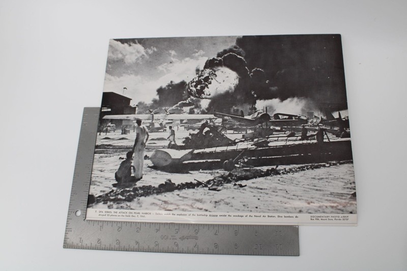 Attack on Pearl Harbor 1941 WWII WW2 Photo Repro Print DPA 93685 gallery