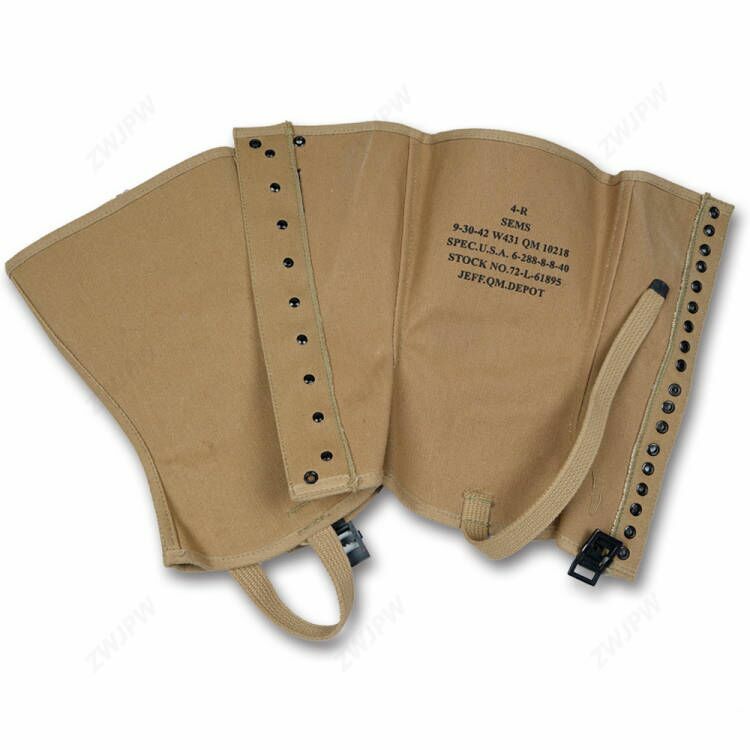 Pair Of WWII WW2 Us Military Army Leggings Or Puttee 4R gallery