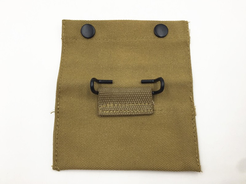 WW2 Korean War US Army M1910 First Aid Pouch Outdoor Webbing Bag KHAKI WITH HOOK gallery