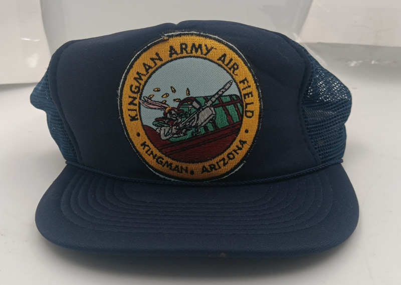 WW2 Kingman Arizona Army Air Field Hat Otto Cap Patch SnapBack
