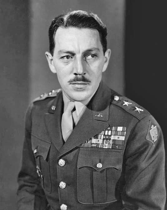 US Army Lieutenant ROBERT FREDERICK Glossy 8×10 Photo World War II WWII Poster