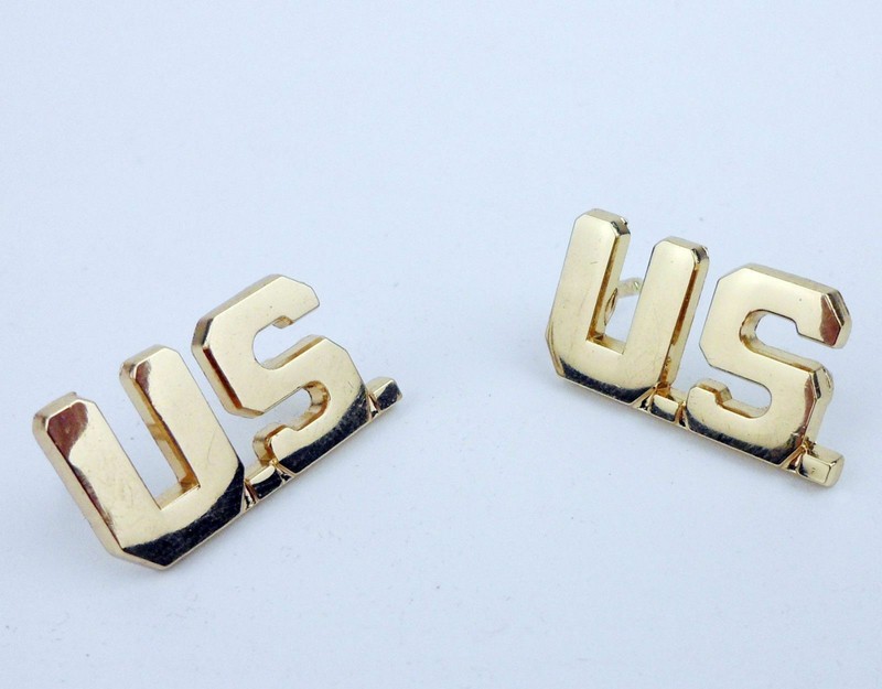 Set WWII US Army Officer 5 Stars General Rank Badges eagle US Pin Insignia gallery