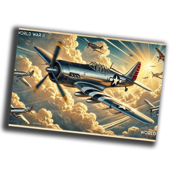 nice vintage fighter jet aircraft retro WW2 Photo Glossy 4*6 in N44