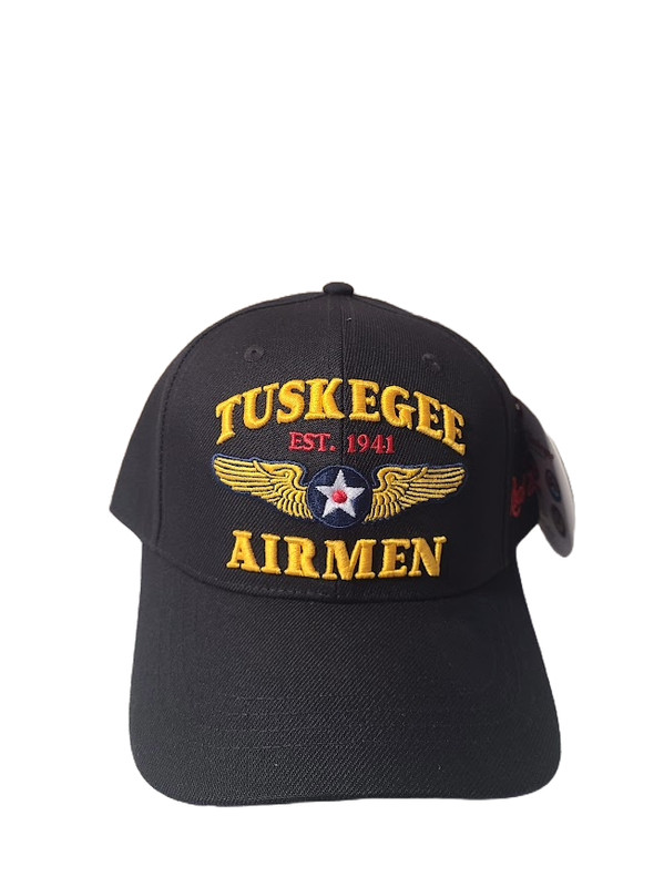 Tuskegee Airmen CAF Redtails Air Force Hat African American Legends Cap Patches