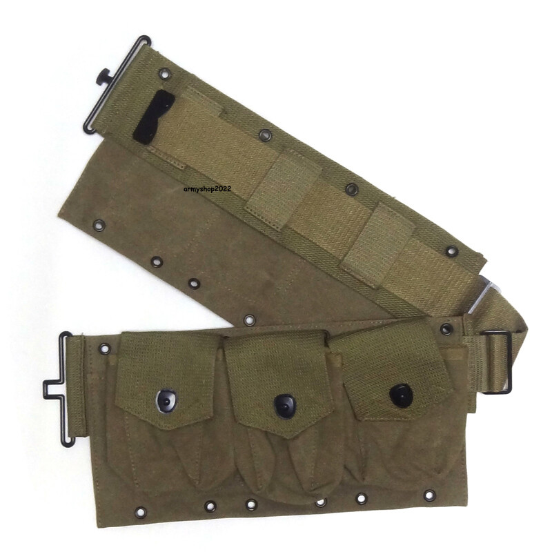 Military WWII US Army Paratrooper Infantry Bar Equipment Belt Pouch gallery