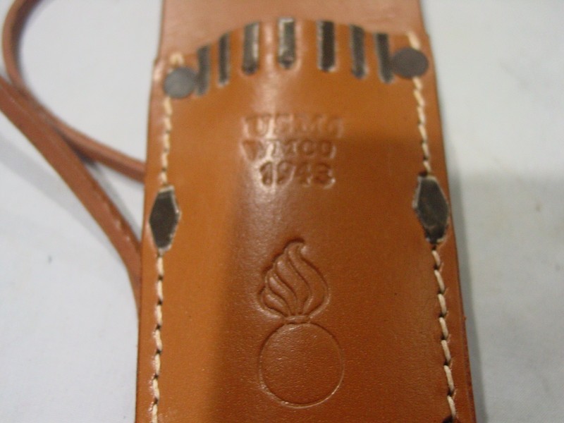 M6 Scabbard Repro WWII USMC WMCO 1943 Leather Airborne 101st 82nd gallery