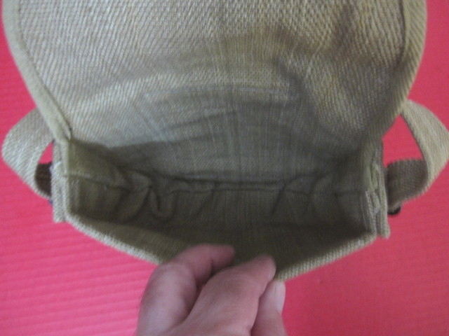 WWII Era US Army Thompson Canvas Pouch w/Sling for .45acp Drum Magazine - Repro gallery