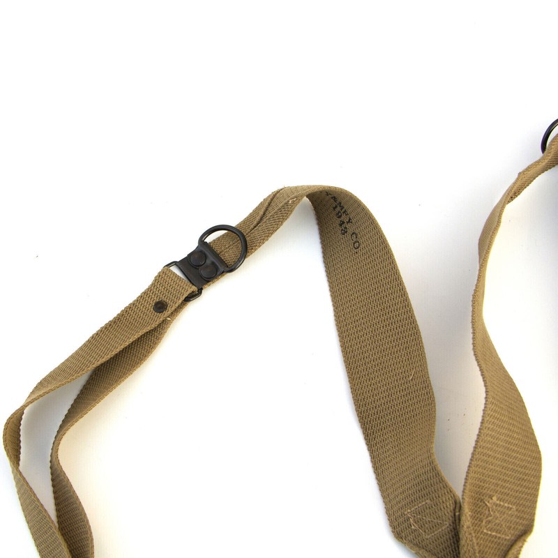 WW2 US ARMY M1936 SOLDIER FIELD EQUIPMENT X STRAP SUSPENDERS AND BELT SUIT gallery