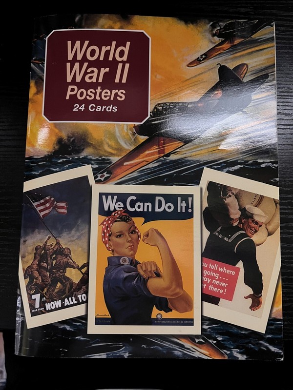 WW2 ERA POSTER ART POSTCARDS ,LADY POWER~WE CAN DO IT~ROSIE & OTHERS SEE PICS
