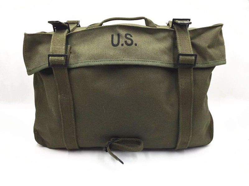 WWII Korean War US Army Soldier M1945 Field Combat Cargo Pack Bag Equipment gallery