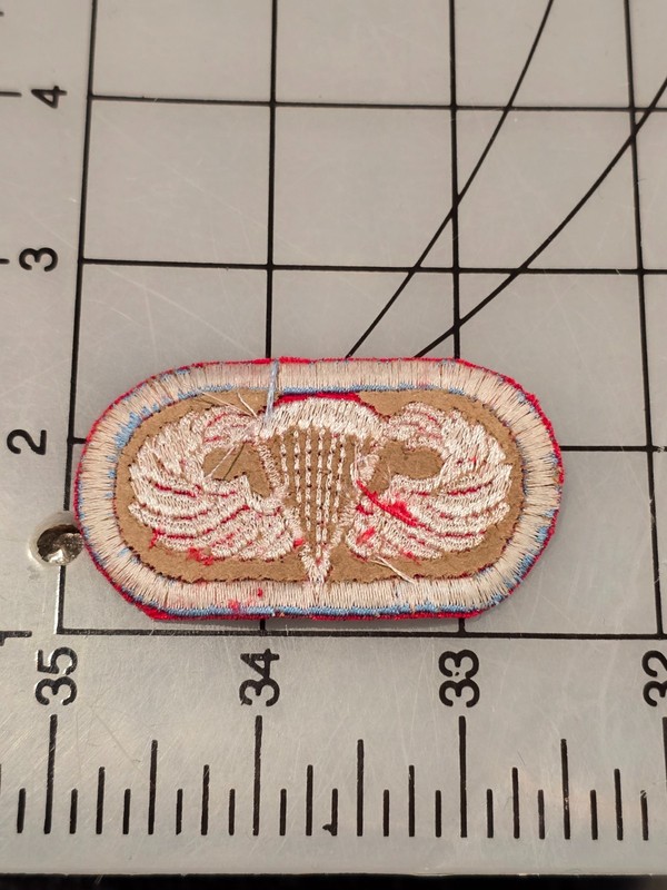 Reproduction WW2 US Army Airborne Oval 501 PIR Parachute Infantry Regiment Wings gallery