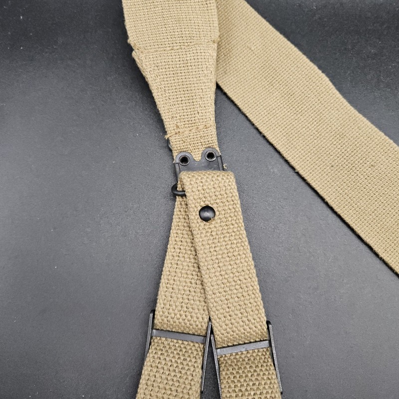 WWII M1936 Combat Field Pack Suspenders 74-S-389 REPRODUCTION gallery