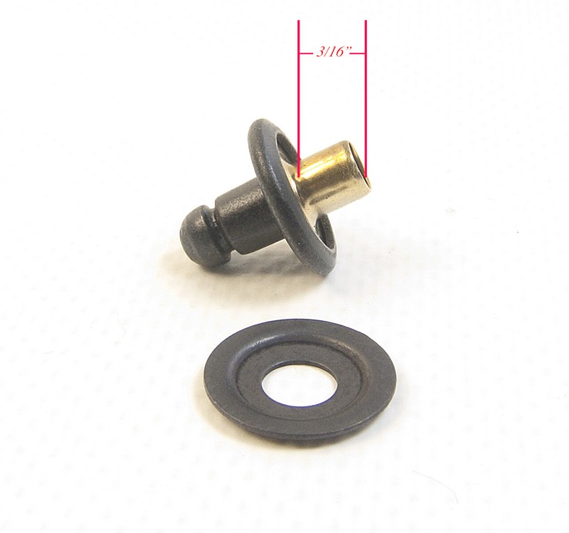 Lift The Dot Stud & Socket w/ Clinch Plates, Black Oxide Finish, 10 Pc. Set gallery