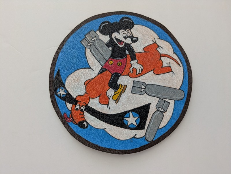 WW 2 349th Bomb Squadron 100th Bomb Group 8th A.F. leather jacket patch