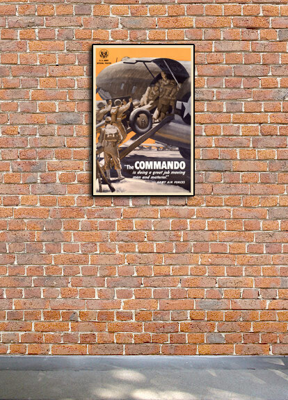 C-46 Commando 1943 Vintage Style World War 2 Poster - 24x36 gallery