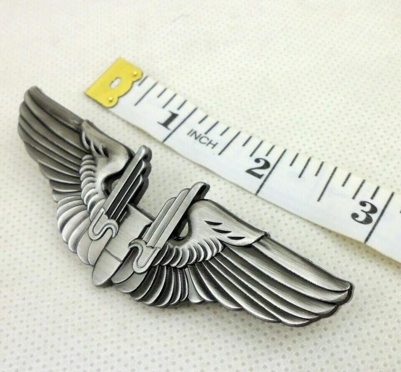 WWII US ARMY AIR FORCE USAAF AERIAL GUNNER WINGS BADGE PIN MILITARY GIFT