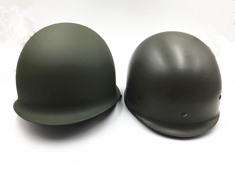 WWII WW2 US Army M1 Helmet -Green Seam America Military Helmet gallery
