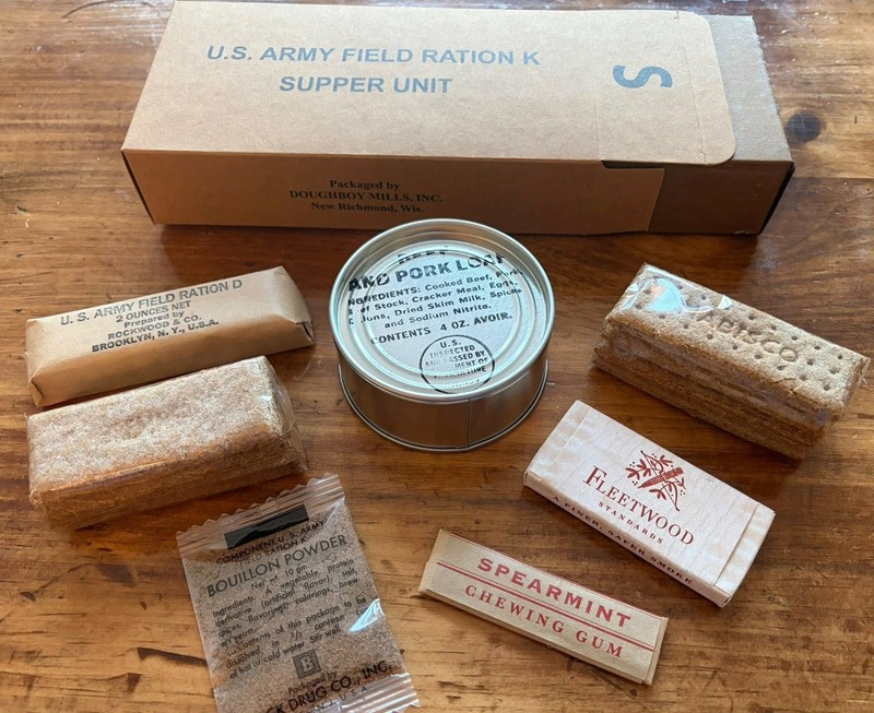 WWII US Army Early War K Ration Reproduction With Edible Contents - Your Choice! gallery