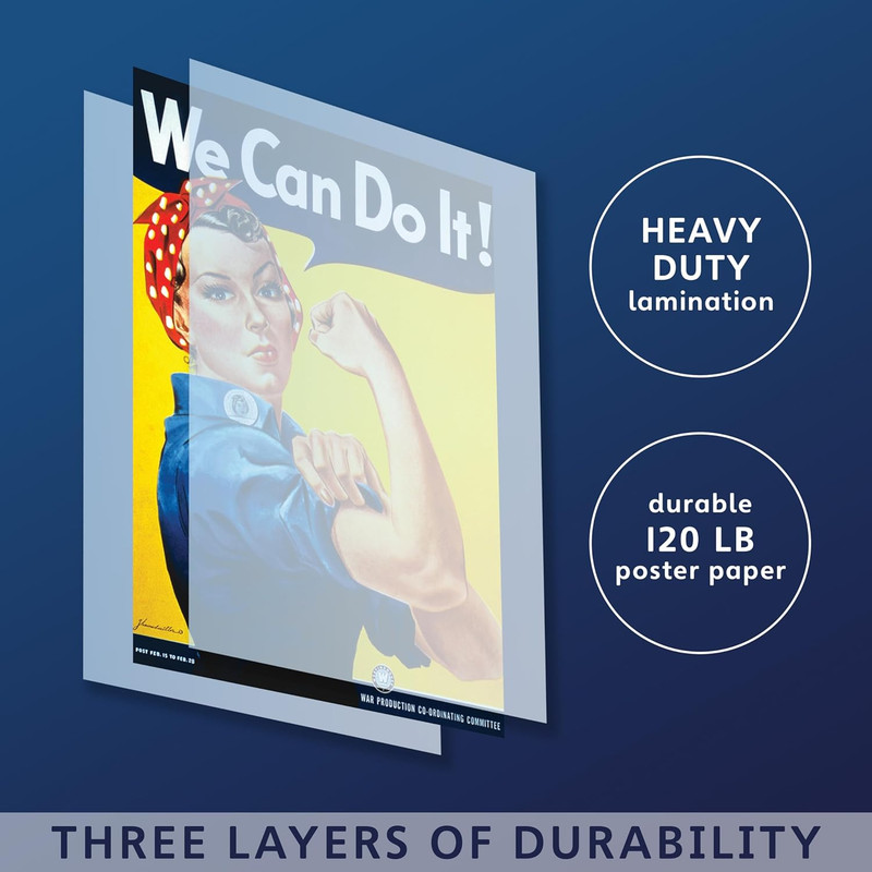 We Can Do It Poster - Rosie the Riveter - Westinghouse Girl - World War 2 Poster gallery