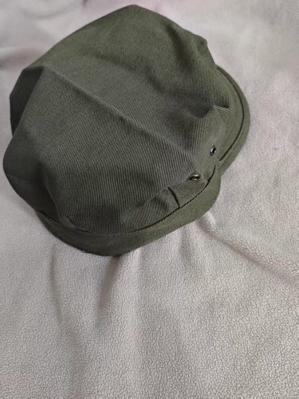 WW2 US USMC OCTAGONAL GREEN CAP tactics MILITARY HAT SIZE 61 ONLY gallery