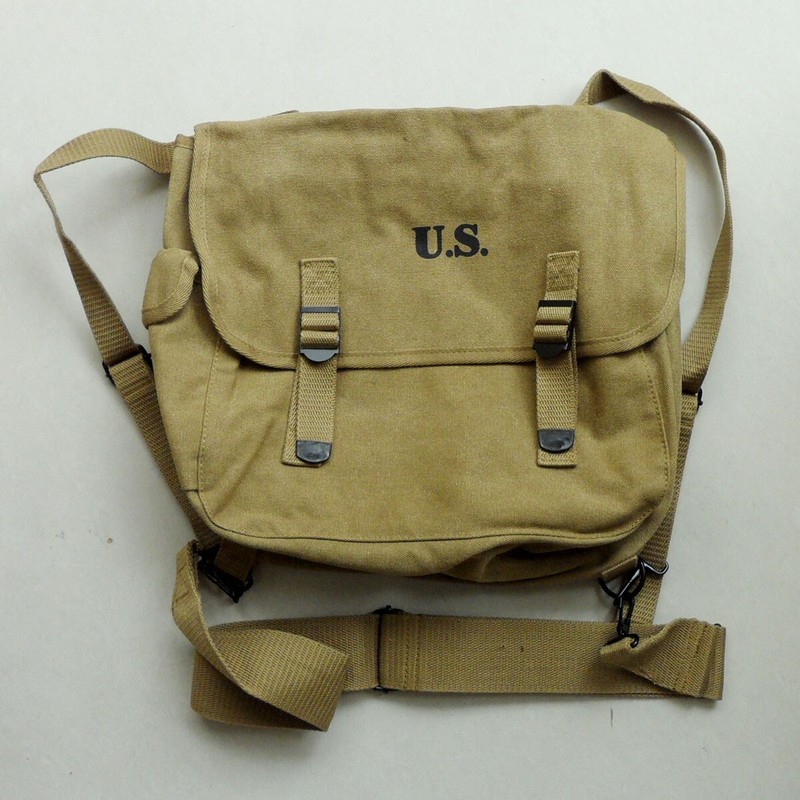 WW2 US M1936 Field Bag Canvas Carrying Pack Strap M1936 Musette Bag Backpack